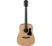 Ibanez Jam Pack V50NJP-NT Acoustic Guitar Starter Package - with Chromatic Tuner/Strap/Gig Bag/Plectra/Accessory Pouch - Natural Hi-Gloss