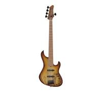 Ibanez MDM 5-String Electric Bass Guitar with Gig Bag (Natural Stained Amber Burst)