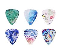 Ibanez PCP14H-C1 Kaleido Guitar Picks - Heavy (1.00mm), 6-Pack, Copolyester Material, Teardrop Shape, Made in Japan