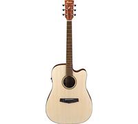 Ibanez Performance Series PF10CE-OPN - Full Size Electro-Acoustic Guitar with Cut-Away - Open Pore Natural