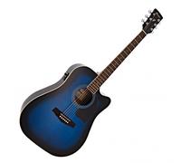 Ibanez PF15ECE Electro Acoustic Trans Blue Burst