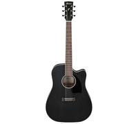 Ibanez PF16MWCE-WK Weathered Black Open Pore - Acoustic Guitar
