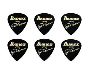 Ibanez Plectrums Paul Gilbert, Blister Pack Of 6 - Black