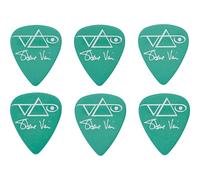 Ibanez Plectrums Steve Vai, Blister Pack Of 6 - Green