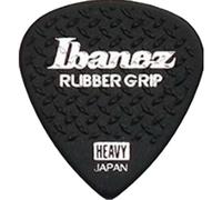 Ibanez PPA16HRG Wizard Series, Rubber Grip Picks 6 Pack 1.0mm (PPA16HRGBK),Black
