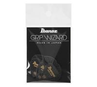 Ibanez PPA16HSG Wizard Series, Sand Grip Picks 6 Pack 1.0mm (PPA16HSGBK)