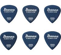 Ibanez PPA16MRG Wizard Series, Rubber Grip Picks 6 Pack 0.8mm (PPA16MRGDB)