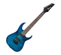 Ibanez - RG7421PB - Sapphire Blue Flat, HH, No Tremolo, Jatoba Fingerboard.
