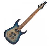 Ibanez RGMS7PB 7 String Multi Scale Cosmic Blue Star Burst