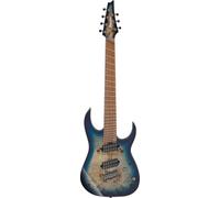 Ibanez RGMS7PB 7 String Multi Scale Cosmic Blue Star Burst