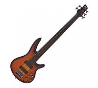 Ibanez SRF705 5-String Fretless Bass Brown Burst Flat