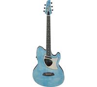Ibanez Tcm50fm Acoustic Guitar, Open Pore Denim Blue