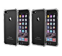 iBarbe [2pack] Clear Cover iPhone 6 6s Case, Protective Shell Shockproof Heavy Duty TPU Bumper Impact Resistant Case Anti-scratches EXTREME Protection Cover Heavy Duty Card Case for iPhone 6 6S 4.7"