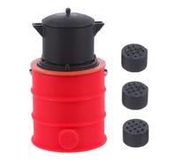 ibasenice 1:12 Scale Mini Coal Stove for Dollhouse Realistic Design Compact Unique Coal Model Effect Quality Craftsmanship