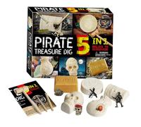 ibasenice 1 Box Archaeological Dinosaur Digging Pirate Style Excavation Tool Kit for Boys Educational Plaything Enhances Imagination and Intellectual Development