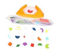 ibasenice 1 Box Colorful Geometric Shape Puzzle Box for Early Development with Logic Challenges Portable Educational Activity for Shape and Color Recognition Enhances Problem-solving Skills