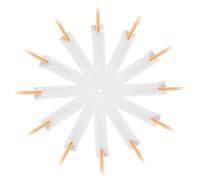 ibasenice 1 Box Individually Wrapped Bamboo Toothpicks Box Portable Bulk Tooth Picks for Hotel Restaurant Use Smooth Polished Edges Food-Grade Paper Packaging Convenient and Hygienic for