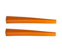 ibasenice 1 Pair Piano Tuning Mute Rubber Wedge Tool for Mid and Bass Range Orange Sturdy Stainless Steel Student Instrument Accessory
