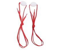 ibasenice 1 Pair Red LED Glowing Shoelaces Fluorescent Shoe Laces with Flashing Light for Night Running Skating Shoes Accessories