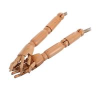 ibasenice 1 Pair Wooden Mannequin Arm Display with Flexible Joints Multiangle Bending Realistic Design and Appearance for Photography and Social Integration