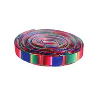 ibasenice 1 Roll Rainbow Striped Ribbon for Crafts and Wrapping 10 Yards Long Inspired by Mexican Serape for Party Decorations and Hair Bows