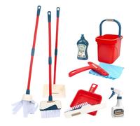 ibasenice 1 Set Cleaning Set Realistic Pretend Play Housekeeping Kit with Mop Broom Dustpan and Bucket Complete Cleaning Tools for Engaging Stem Play for Boys