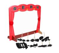 ibasenice 1 Set DIY Shadow Puppet Theatre for Traditional Chinese Shadow Kit with Marionette Puppets for Preschool Learning Storytelling Games Assorted Color