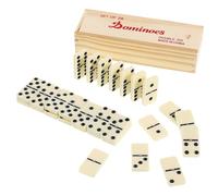 ibasenice 1 Set Domino Game Set with Case Traditional Board Game for Family Portable Domino Blocks Enhances Creativity and Spatial Awareness Engaging Activity for All Ages