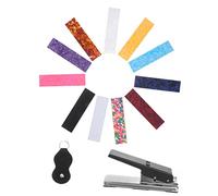 ibasenice 1 Set Guitar Picks Maker Kit Plectrum Punch for Bass Portable Guitar Making Tools Assorted Colors Easy to Use