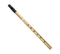 ibasenice 1 Set High Pitch C Aluminium Alloy Clarinet Recorder Portable Instrument for Children Beginners Gold