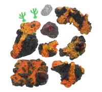 ibasenice 1 set Simulation Volcano Ornaments Set Realistic Volcano Models for Micro Landscape Decor Educational for Desk Sand Table and Office Decoration