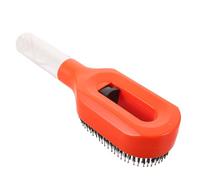 ibasenice 1 Spray Hair Brush with Button Mist Spray Design and Wide Teeth Detangling Comb, Plastic and Nylon Hair Styling Tool for Frizz Control and Reducing Static, for Office Touch-ups