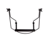 ibasenice 10 holes harmonica neck holder stainless steel harp rack double lock design adjustable hands-free playing mouth organ accessory component