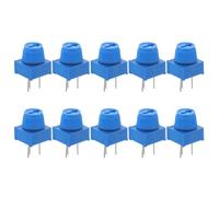 ibasenice 10-Pack 10K Ohm Breadboard Trim Potentiometer with Knob through Hole Trimmer Potentiometer Resistor Adjustable Trimpot Resistors for Prototyping and Pcb Circuits