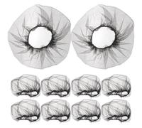 ibasenice 10 Pcs Women Hairnets Black Fabric Breathable Wig Mesh Caps with Fine Texture for Party and Home Use, Delicate and Simple Design Hair Accessories