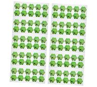ibasenice 10 Sheets Flower Shaped Seed Pot Labels Self Adhesive PVC Stickers for Hydroponic Garden Pots Plant Markers for Seedlings Herb and Vegetable Garden Labeling Durable and Decorative
