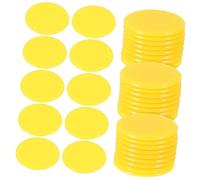ibasenice 100pcs Bingo Counting Chips Game Markers for Gambling and Math Learning Smooth Surface Reward Tokens for Game Hall Props