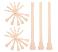 ibasenice 100pcs Double Head Wooden Waxing Sticks 125mm Wax Applicator Stick for Face and Body Hair Removal, Easy DIY Hair Removal with Multifunctional Use for Home Use