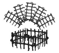 ibasenice 100Pcs Farm Fence Horse Stable Playset for Miniature Animal Fencing for Indoor and Educational DIY Accessories for Fun