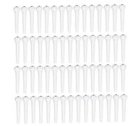 ibasenice 100pcs Guitar Bridge Pins Acoustic Guitar String Pegs Dot Inlay Sturdy and Compatible Folk and Ukulele