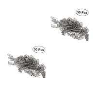 ibasenice 100pcs Guitar Pickup Bridge Humbucker Tension Springs Guitar Accessories Spring Wire