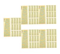 ibasenice 100pcs Guitar Pins File Guitar Dots Stickers Fretboard Sticker Sign for Beginner Practice Tool