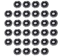 ibasenice 100pcs Microphone Muffler Covers Non-woven Simple to Use for Ktv and Public Speaking