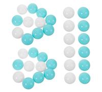 ibasenice 100Pcs Mini Play Pit Balls Plastic Macaron Ocean Pool Balls for Lightweight Safe Design Easy to White for Birthday Parties and Indoor Outdoor Activities