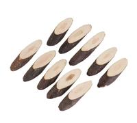 ibasenice 100pcs Oval Wood Slices Discs for DIY Crafts, Solid Wood with Fine Polishing on Both Sides, for General Crafting and Wedding Decorative Ideas