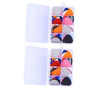 ibasenice 100pcs Plastic Pick for Ukulele Guitar Plectrum Replacement for Acoustic Guitar Accessories Bass Plectrum for Guitarists