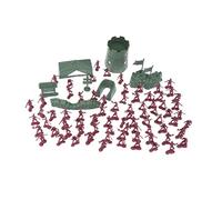ibasenice 100Pcs Plastic Soldier Model Kit Action Figures for Playset for Parties and Safe Soldiers Enhances Imagination and Knowledge