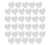 ibasenice 100pcs Silicone Heart Shaped Earring Backs, Flexible and Easy to Use Replacement Stoppers for DIY Jewellery Making, Small Graceful Design for Women
