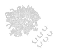 ibasenice 100pcs Silicone Sewing Bobbin Clips with Anti-Tangle Design and Secure Grip for Bobbins, for Sewing Machines and High Speed Production Environments