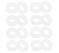 ibasenice 100pcs White Plastic Drum Washers Minimise Friction Noise and Ensure Clean Pure Tone Instrument Accessories for Drum Kit Percussion Hardware